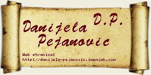 Danijela Pejanović vizit kartica